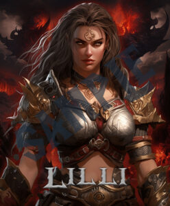 Sample Diablo Character BlizzCon Badge